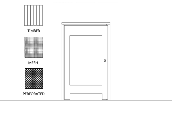 Panel Sided Bin